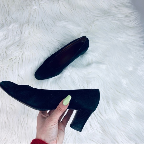 đź’°SALE Authentic Coach Black Pumps Heels Size 7.5 - Picture 3 of 6